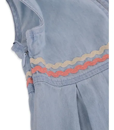 Vestido Bebes Niña Celeste Pillin (pvu827cel)