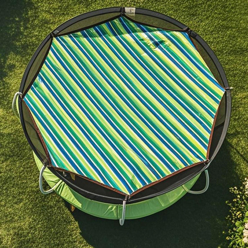 Cubierta De Sombra De Trampolín Tapa 12 Pies Para 6 Polos