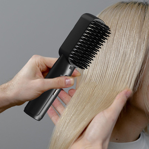 . Plancha De Pelo Inalámbrica, Peine Caliente Eléctrico Con
