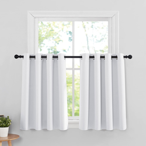 Ryb Home Cortinas Oscurecedoras Cenefas Set Decorativas Para