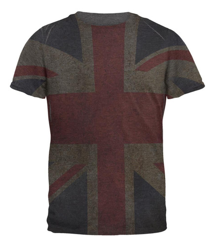 Camiseta Suave Para Con Bandera Británica Union Jack