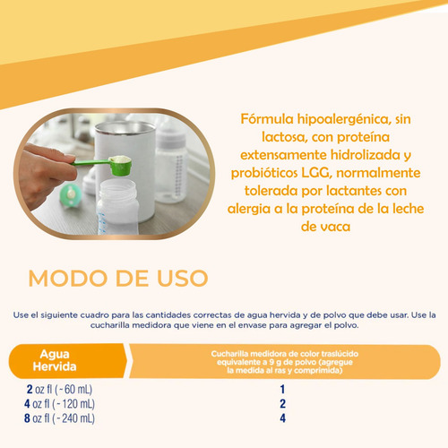 Nutramigen Fórmula Para Bebés Con Probióticos Lata De 357gr