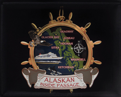Alaskan Interior Pasaje Latn Adorno De Navidad