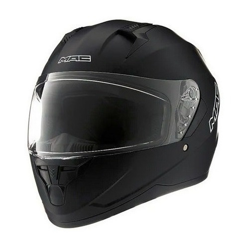 Casco Integral Moto Mac Bass Solid Visor Simple Vxv