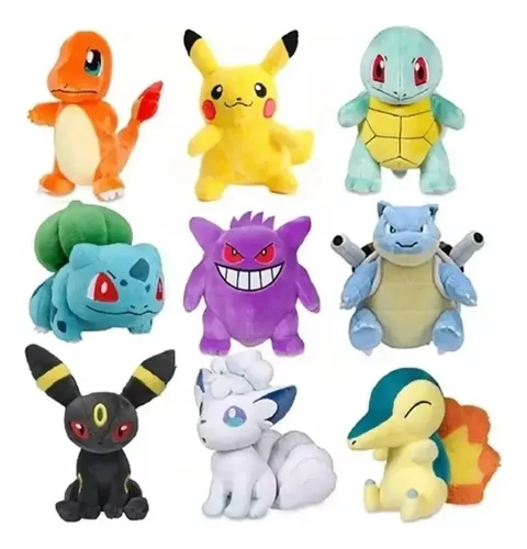 Peluches Pokemon Serie Anime Pikachu 22cm!! Varios Modelos