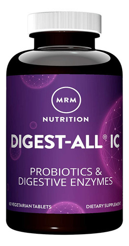 Mrm Nutrition Digest-all Ic Probióticos Y Enzimas Digestiva