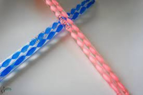 Imagen 5 de 5 de Baquetas De Acrílico Colores Blanco Y Rosa Infinity Ads1