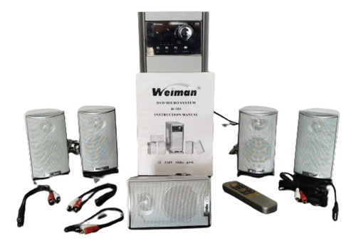 Equipo Home Theater 5.1 Weiman D - 501 500w De Potencia (Usado)