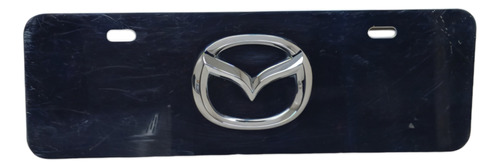 Placa Cromada Con Logo De Mazda En 3d Para Carros/camionetas