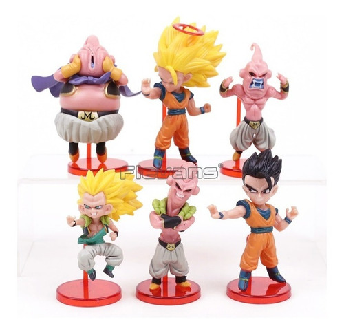 Figura Muñeco Anime Set Dragon Ball Z Super Saga Bu Goku