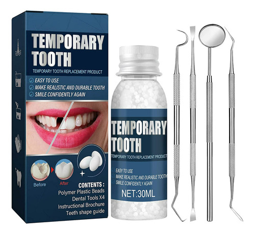 Kit De Reparación De Empastes Dentales Temporales, Dientes P