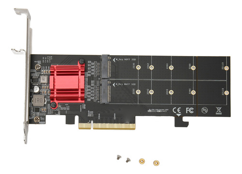 Adaptador Pcie Dual Nvme M.2, Función De Bifurcación Ssd A 3