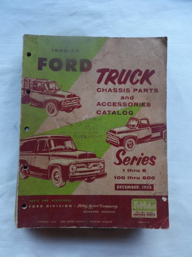 Manual Despiece Ford Pick Up F100 Loba 1948/1955 Catalogo