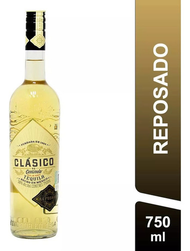 Tequila Clasico De Centinela Reposado 750 Ml