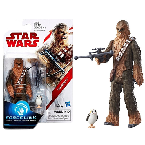 Star Wars Figura De Açao Force Link Chewbacca Hasbro C1531