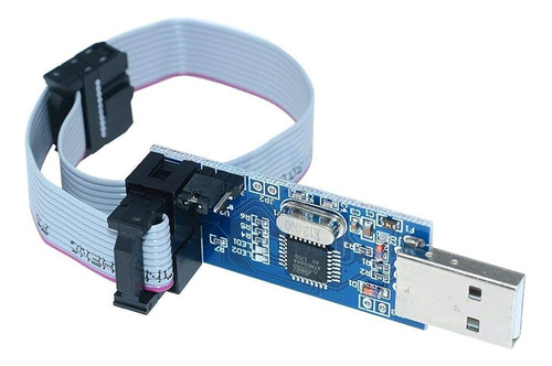 3 Adaptador Usbasp Programador Usb Con Cable Para Atmega128