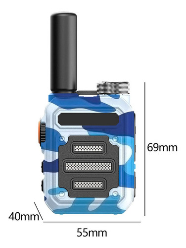 Walkie Talkie Radio Comercial Portátil Profesional Para