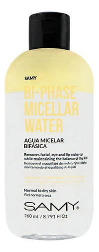 Agua Micelar Samy Bifasica X 260ml