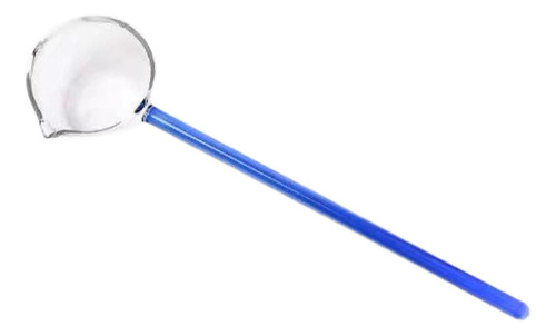 Cucharón De Cocina De Vidrio Soplado En La Boca, Grado Azul
