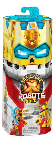 Muñeco Treasure X Set Tesoro Escondido Robots Gold Original