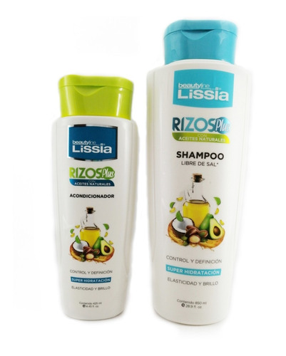 Kit Cabello Rizos Shampoo Acondicionador - mL a $67