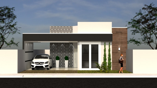 Imagem 2 de 7 de Planta De Casa 2 Quartos - Projeto Completo+aprovação Ea-138