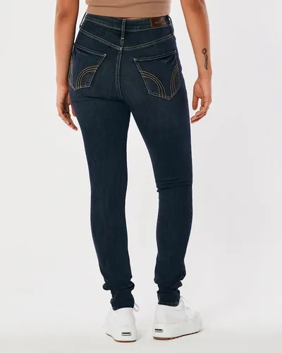 Hollister Pantalon Mujer Super Skinny Original