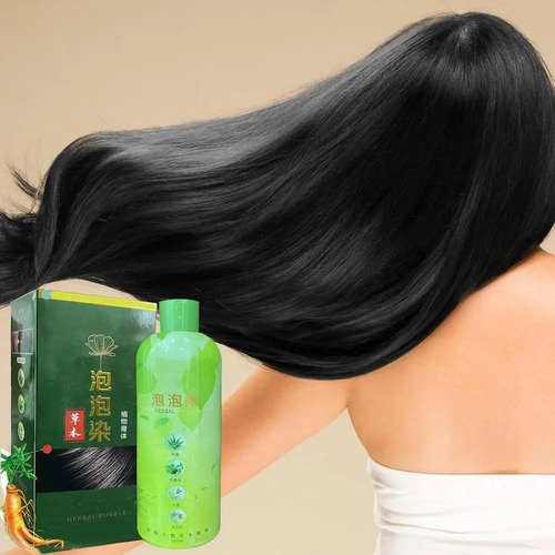 Champú For Teñir El Cabello Con Burbujas, 500 Ml