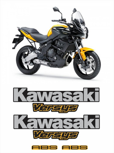 Kit Jogo Adesivo Moto Kawasaki Versys Cor PADRÃO