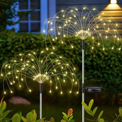 Iticdecor Luces Solares De Jardin Para Exteriores, 120 Led,