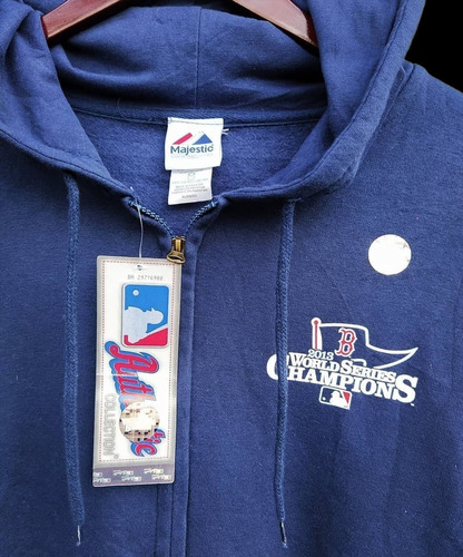 Imagen 4 de 8 de Buzo Campera Majestic Americana Baseball Boston Red Sox Mlb