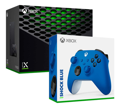 Consola Xbox Series X + Mando Shock Blue