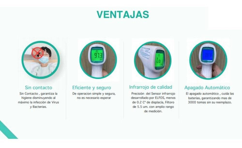 Termómetro Digital Infrarrojo