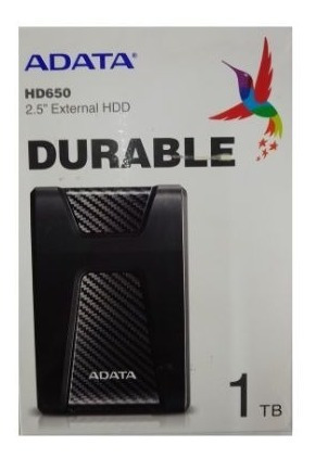 Disco Duro Externo Adata Dashdrive Hd650 Ahd650-1tu3 1tb/u 