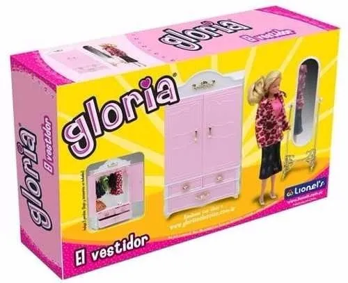 Gloria El Vestidor Accesorios Mu ecas 29 Cm Barbie