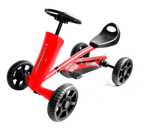 Carro A Pedal Infantil Mini Kart Space Vermelho Passeio