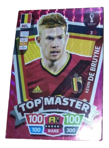 Adrenalyn Qatar 2022 Panini Kevin De Bruyne Top Master