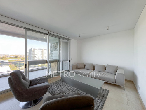 Departamento Amoblado En Alquiler Con 3 Habitaciones E Increíble Vista En Yoo, Nordelta