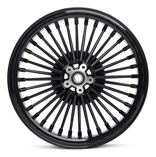 Roda Traseira Fat Spoke Preta Aro 18 Harley Davidson Softail