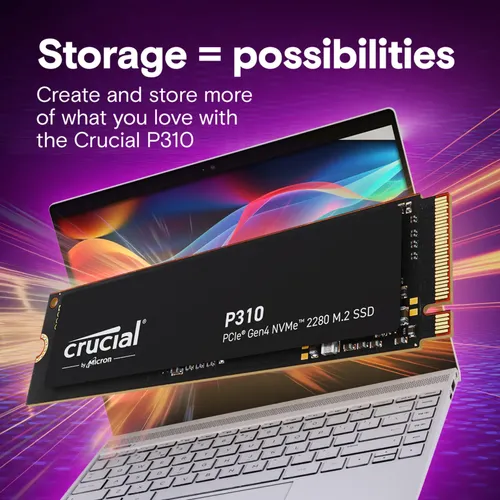 Ssd Crucial P310, 500gb, M.2 2280, Pcie Nvme, Leitura 6600mb