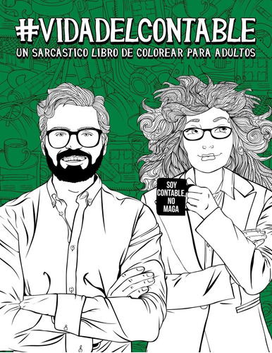 Libro: Vida Del Contable: Un Sarcástico Libro De Colorear Pa