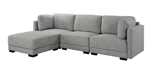 Sala Amora Haspe  Gris Derecha Muebles Mueble Sofas Salas 