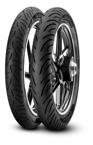 Imagen 1 de 1 de Paquete De Llantas Pirelli Super City 2.75-18 Y 90/90-18