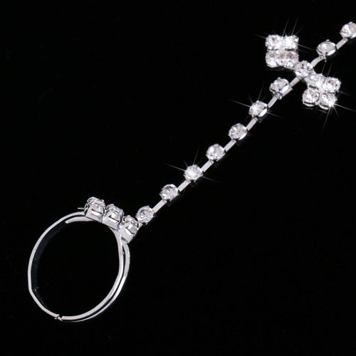 _ 2 Charm Woman Attached Over Toe Esclavo Tobillera
