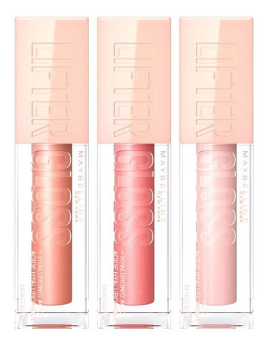 Pack Maybelline Lip Lifter Gloss Stone+moon+ice