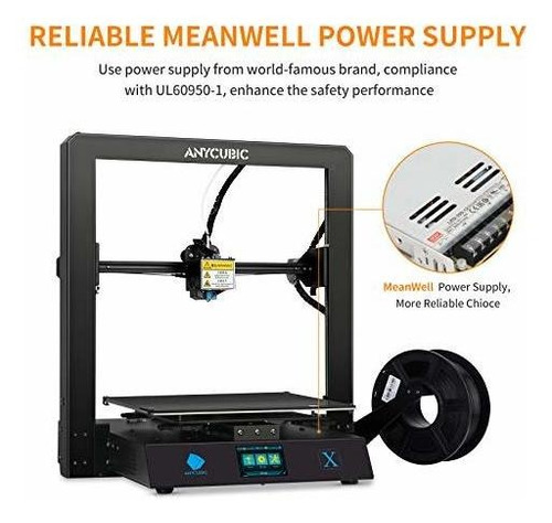 Mega Impresora 3d Metal Grande Fdm Cama Termica Pla 12