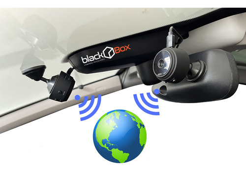 Câmera Veicular Blackbox Globe Acesso Online Ao Vivo Tripla
