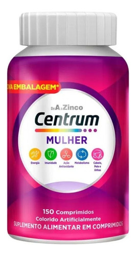 MultivitamĂnico Centrum Mulher 150 Comprimidos