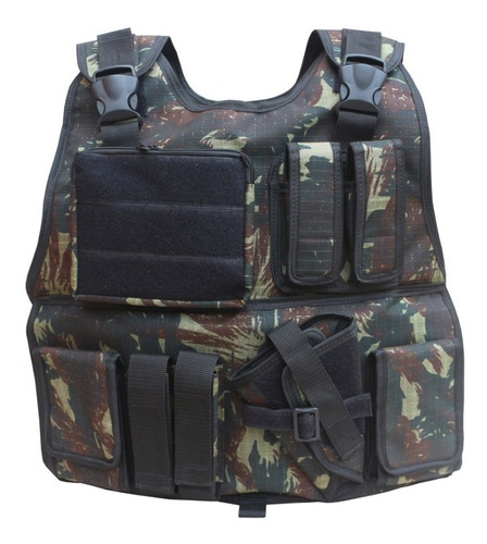 Colete Airsoft Ellos - Camuflado