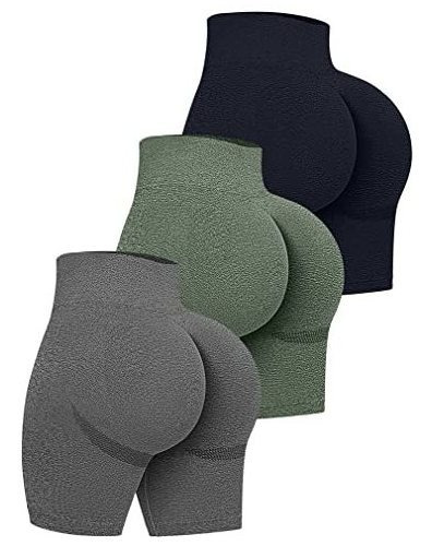 Short Para Entrenamiento Elastico En Cintura Talla S 3 Pzas